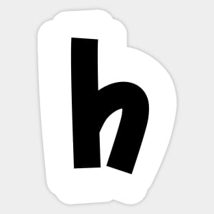 h Sticker